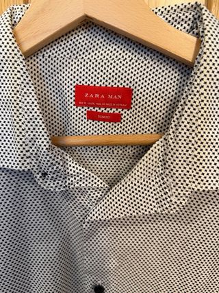 Camisa Zara Azul Talla XL