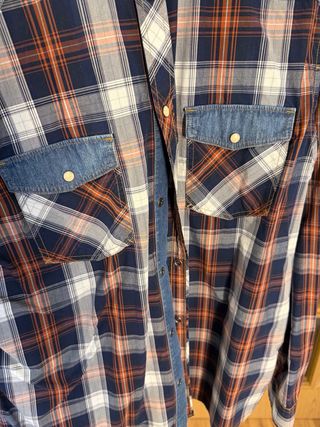 Camisa Zara Azul Talla XL