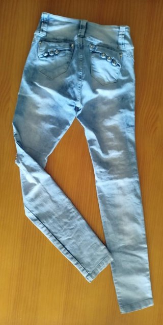 Pantalón vaquero mujer Talla 12 (42) Roto