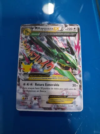 Carta Pokémon Mega Rayquaza EX 76/108