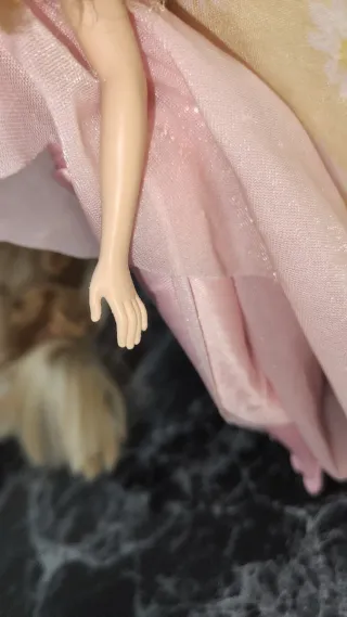 Barbie Vintage Bionda Vestito Rosa