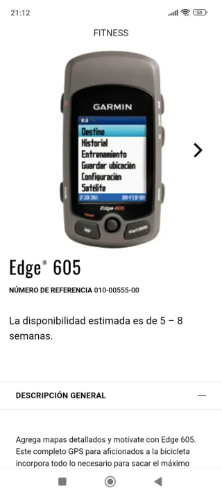 Garmin Edge 605 GPS
