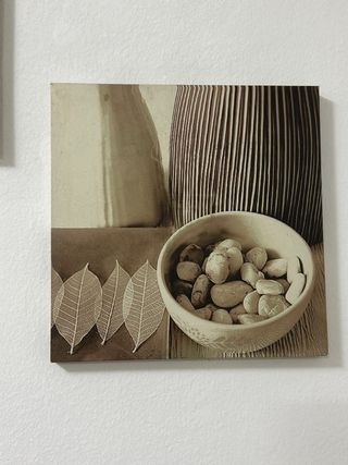 Set 2 Cuadros Decorativos Beige y Marrón