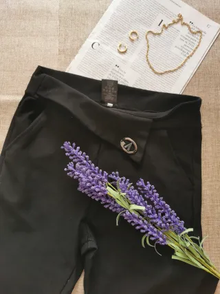 Pantalones negros de vestir