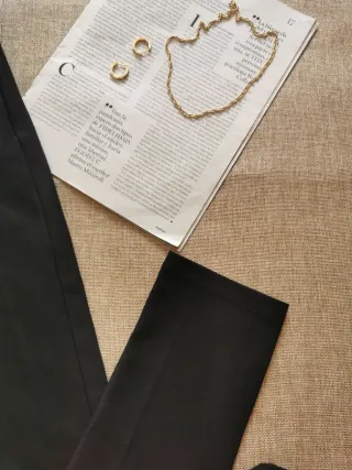 Pantalones negros de vestir