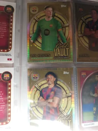 Tarjeta FC Barcelona Gold Vault Ter Stegen