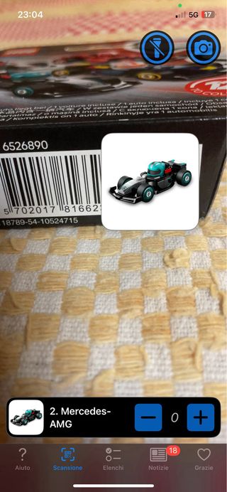 Lego 71049 COLF1RC-2 F1 Mercedes-AMG F1 Team race