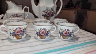 Juego de té La Cartuja de Sevilla