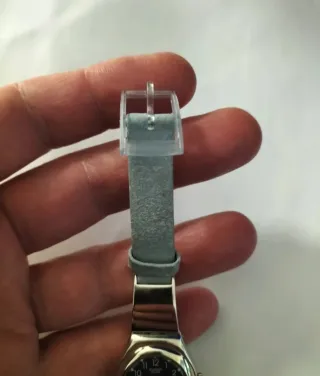 Swatch Irony AG1998 Orologio Vintage Argentato Blu