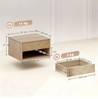 Set 2 Comodini in Legno