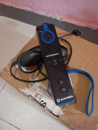 Mando Wii MotionSense+ Playtools Negro y Azul