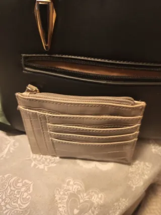 Borsa elegante donna nero, grigio, panna