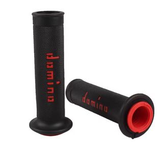 Puños Domino Moto Negro Rojo