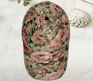 Gorra Béisbol Estilo Vintage Floral