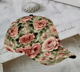 Gorra Béisbol Estilo Vintage Floral