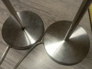 Lámparas de mesa metálicas (2 unidades)