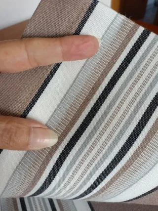 Lona de toldo con anillas