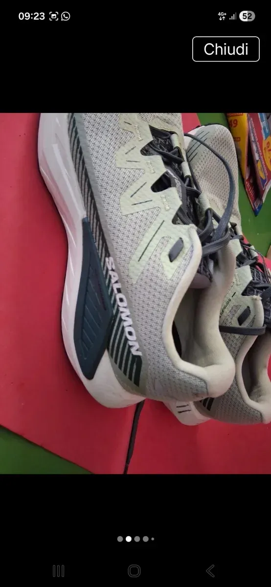 Scarpe Salomon uomo grigie/verdi