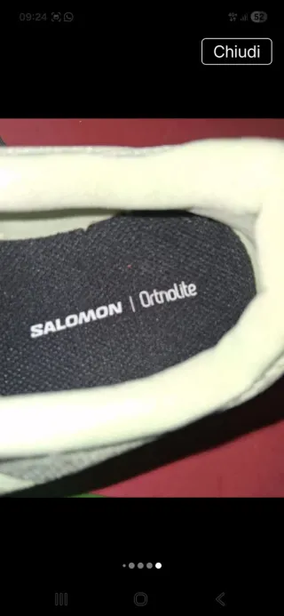 Scarpe Salomon uomo grigie/verdi