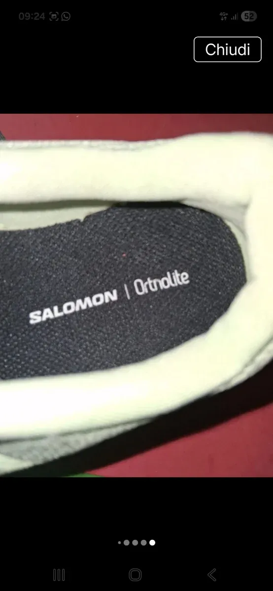 Scarpe Salomon uomo grigie/verdi
