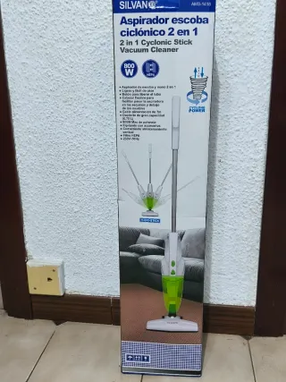 Aspiradora Escoba Ciclónica Silvan 2 en 1