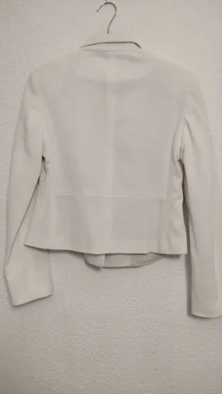 Blazer corto blanco