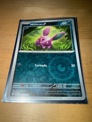 Pokémon 151 Nidoran Macho Reverse