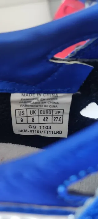 Zapatillas Clavos Mizuno Azul/Rojo