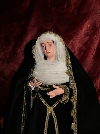 Virgen Dolorosa Candelero para Vestir