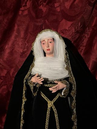 Virgen Dolorosa Candelero para Vestir