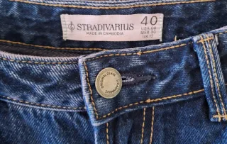 Jeans Stradivarius blu taglia 40