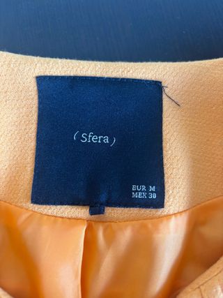 Abrigo Sfera Naranja Talla M