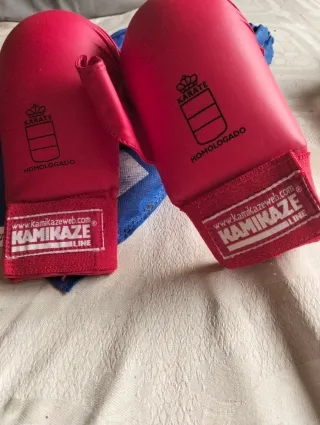 Guantillas Karate Kamikaze Rojas