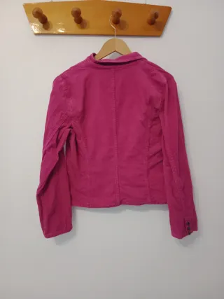 Blazer de pana rosa talla 36