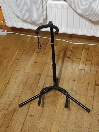 Soporte para guitarra negro