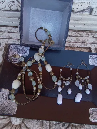 CONJUNTO FLAMENCA COLLAR Y PENDIENTES