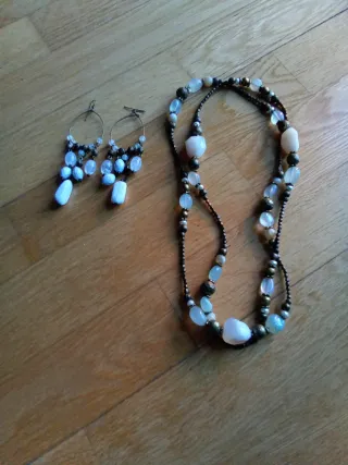 CONJUNTO FLAMENCA COLLAR Y PENDIENTES