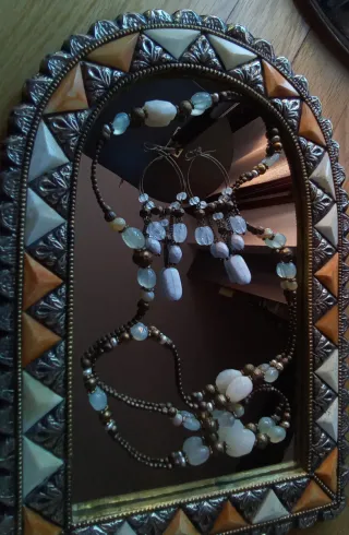 CONJUNTO FLAMENCA COLLAR Y PENDIENTES