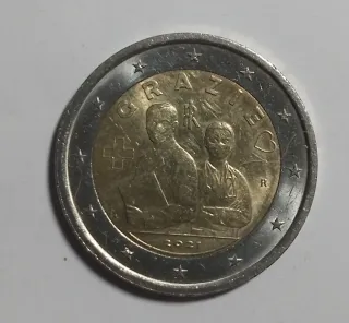 Moneta 2 Euro Commemorativa Italia 2021