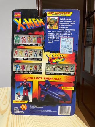 Figura marvel urban assault cable en blister XMEN