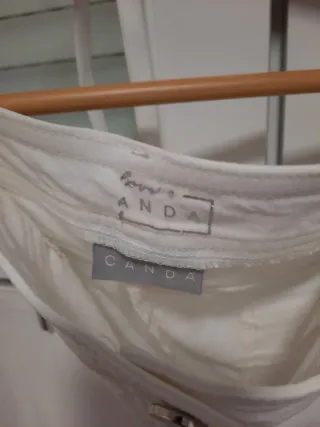 Pantalón blanco C&A tobillero nuevo