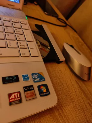 Portátil Sony Vaio i7 Plata/Blanco