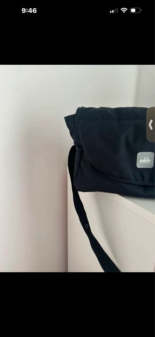 Borsa cambio CAM nera