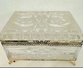 Joyero espectacular tallado Era hollywood regency