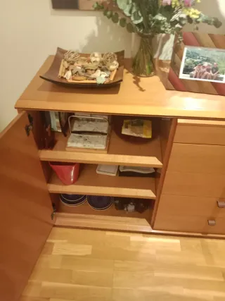 Mueble salón comedor madera