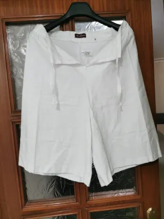 Pantalón blanco de saragüel Llorca talla 36