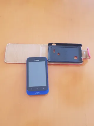 Sony Xperia Azul + Funda