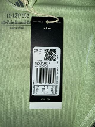 Chándal Real Madrid Adidas Niño Verde