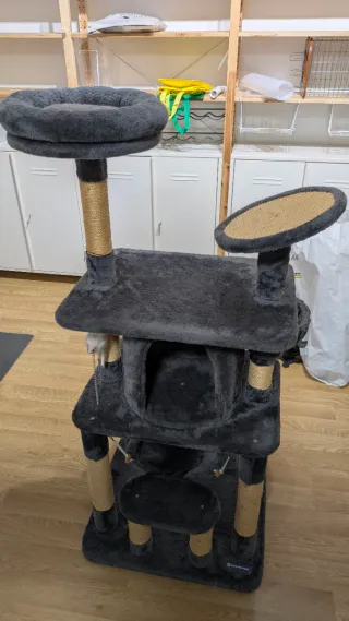 Cama Árbol para gato gris