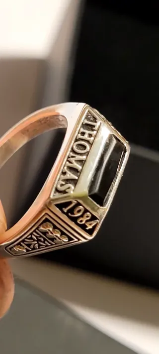 Anillo Thomas Sabo Plata S925 y piedra Onix